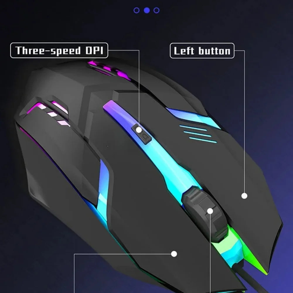 LED Wired Ergonomic Gaming Mouse