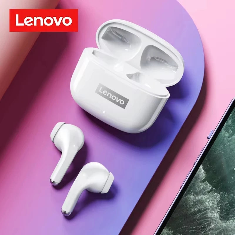 Ship From US Lenovo LP40 Pro Bluetooth Wireless Earphones Noise Reduction Low Latency Headphones Music Gaming Dual Mode Earbuds