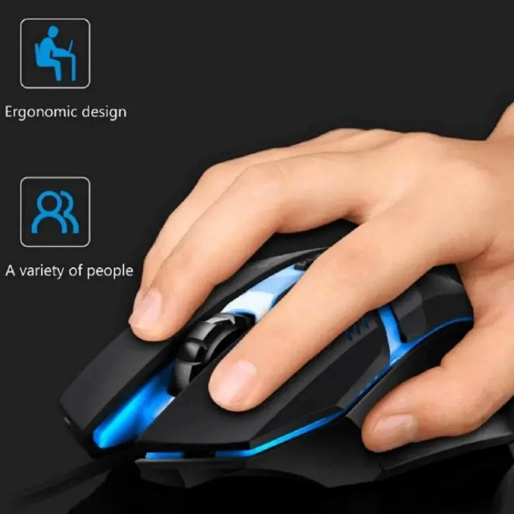 LED Wired Ergonomic Gaming Mouse