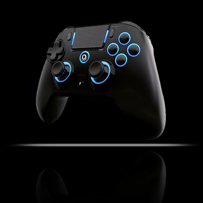 Original QRD Spark N5 Wireless Controller For PS4/PS3/PS2/IOS/Android/PC Hall Joystick Vibration Effect For PS5 Via Converter