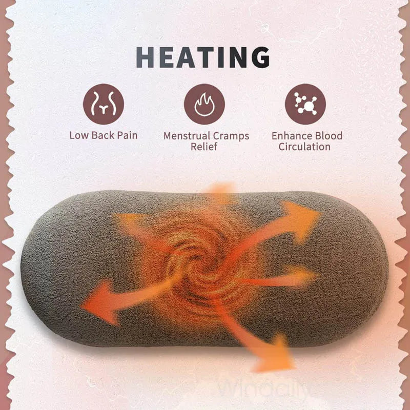 Electric Heating Pad Menstrual Cramp Massager Belt Women Period Care Hot Compress Device Vibration Abdominal Ulter Warmer Belt