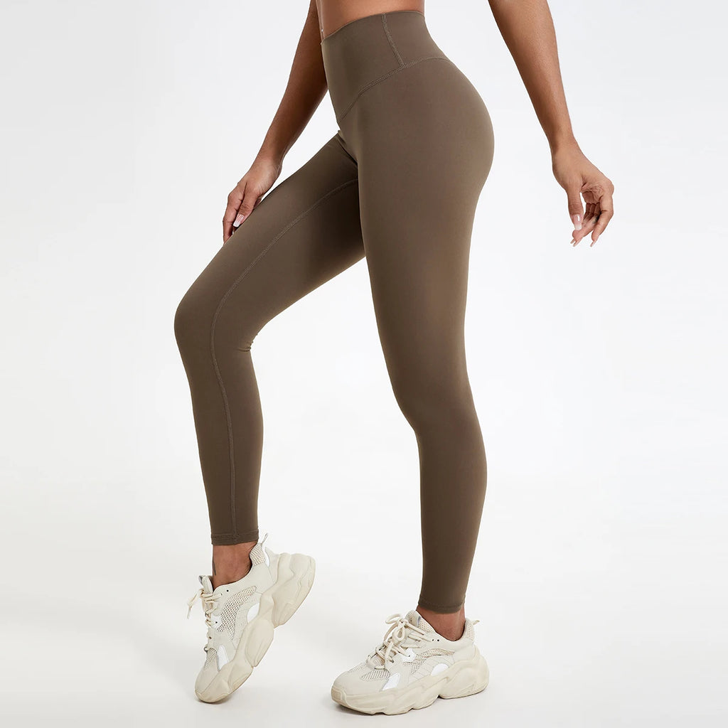 Hearuisavy Super Soft Fabrics High Waist Leggings Quick-Dry Gym Yoga Pants Running Workout Tights Push Up Sports Leggings Women