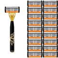 Men's safety razor, anti-slip handle, sharp and smooth blades, a must-have for safe and painless shaving for men