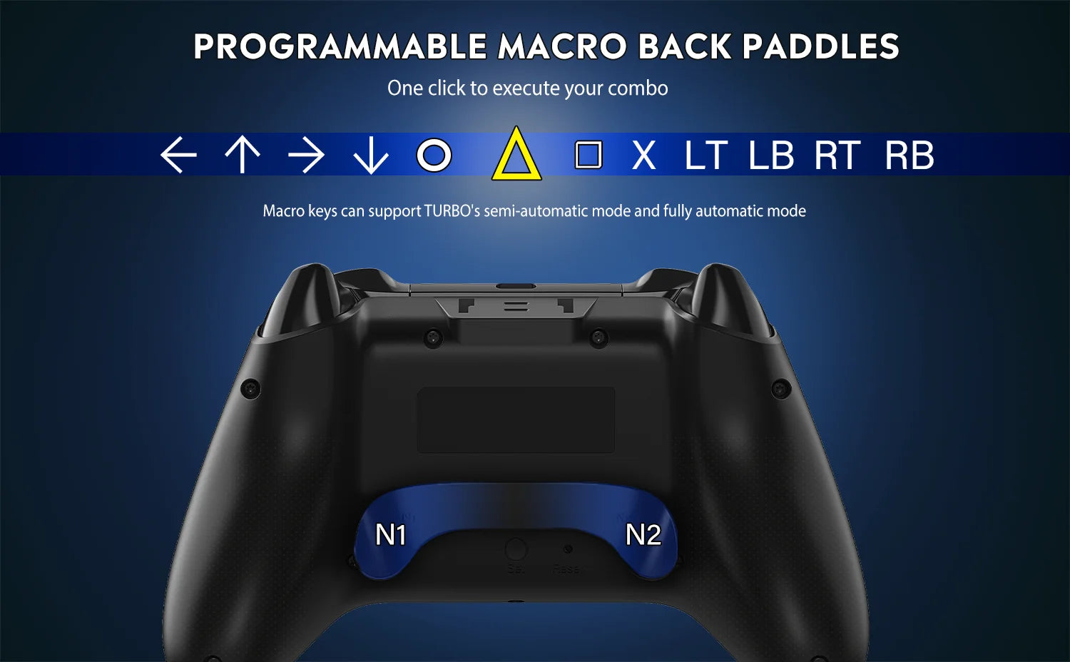 Original QRD Spark N5 Wireless Controller For PS4/PS3/PS2/IOS/Android/PC Hall Joystick Vibration Effect For PS5 Via Converter