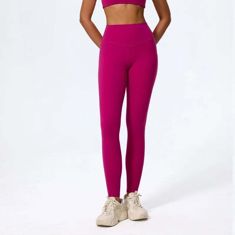 Hearuisavy Super Soft Fabrics High Waist Leggings Quick-Dry Gym Yoga Pants Running Workout Tights Push Up Sports Leggings Women