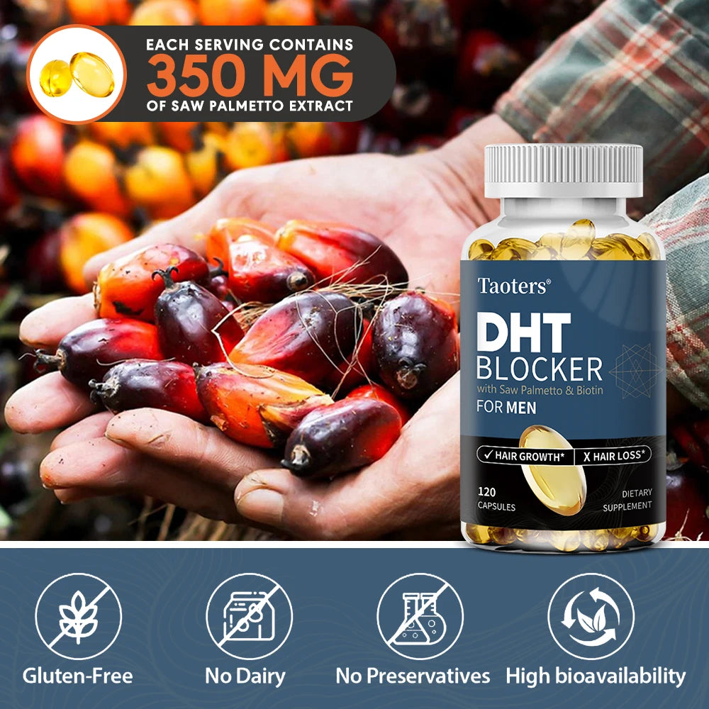 DHT Blocker Hair Growth Supplement with Saw Palmetto