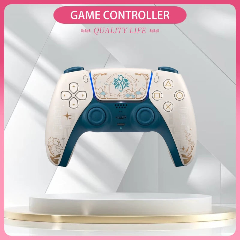 New Genshin Impact PS5 Game Controller Wireless Bluetooth gamepade Built in Microphone MAC Windows Tablet Game Accessories