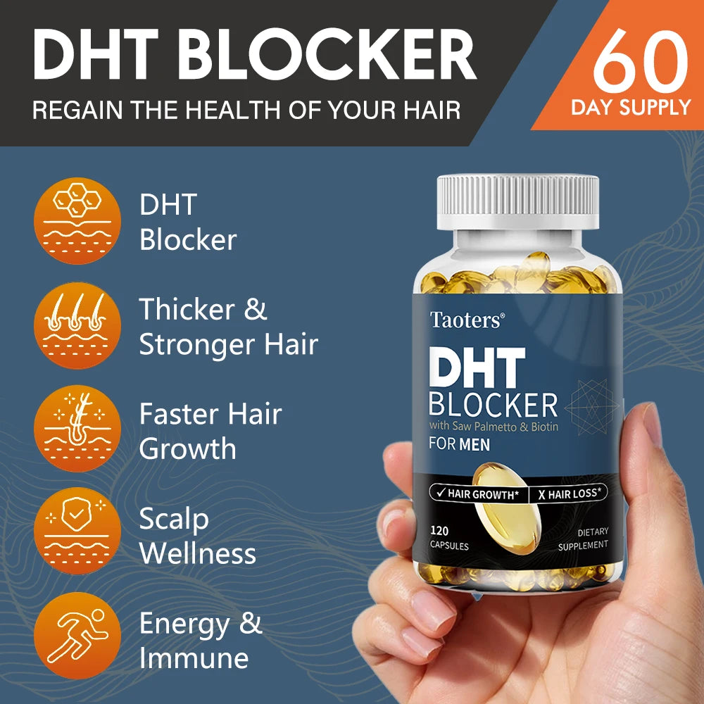 DHT Blocker Hair Growth Supplement with Saw Palmetto