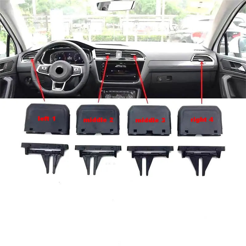 Dashboard AC Air Vent Repair Clip Kit for VW Tiguan MK2