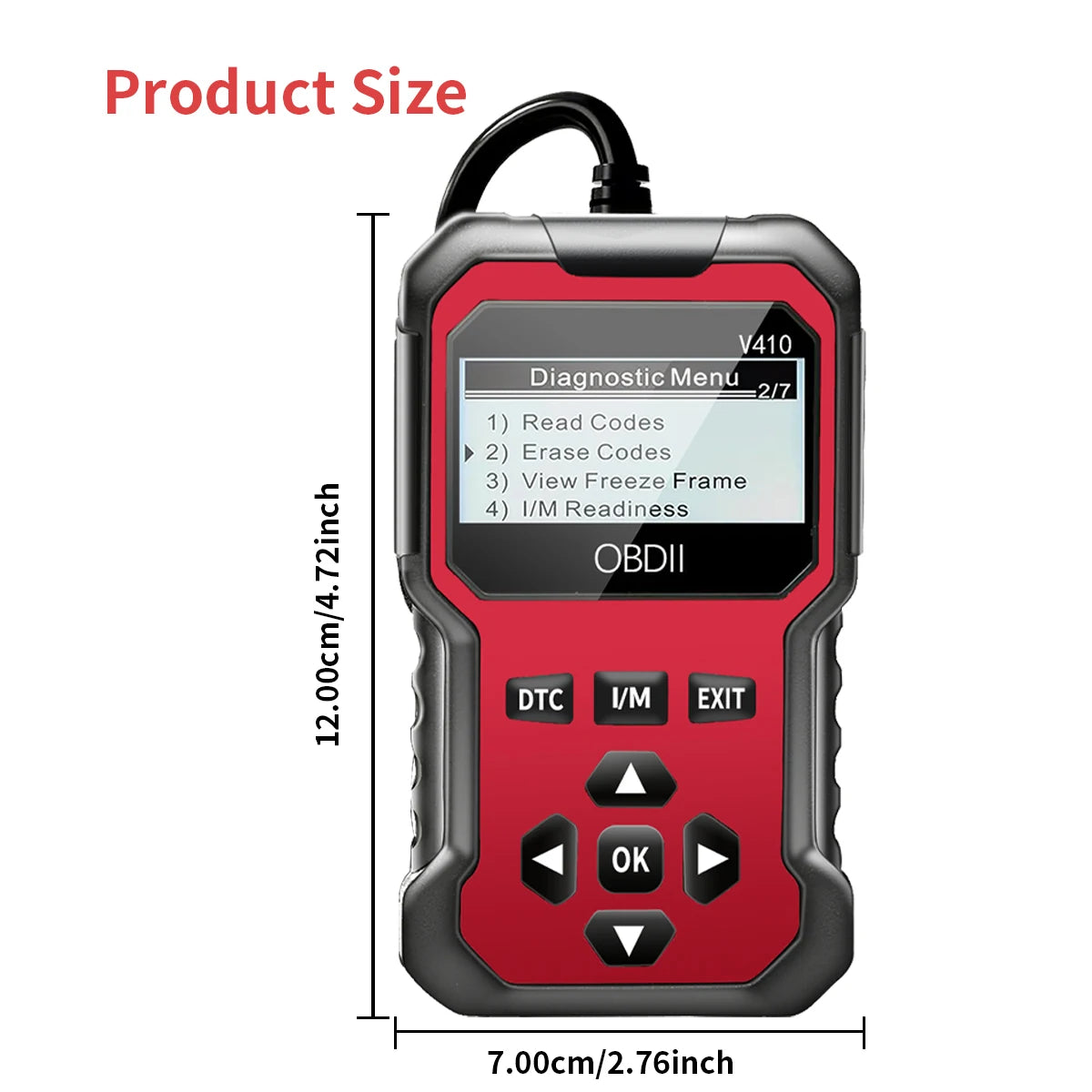 V410 OBD2 Car Diagnostic Scanner Tool