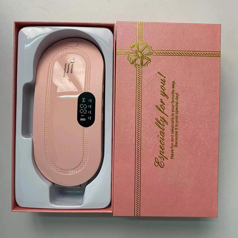 Electric Heating Pad Menstrual Cramp Massager Belt Women Period Care Hot Compress Device Vibration Abdominal Ulter Warmer Belt