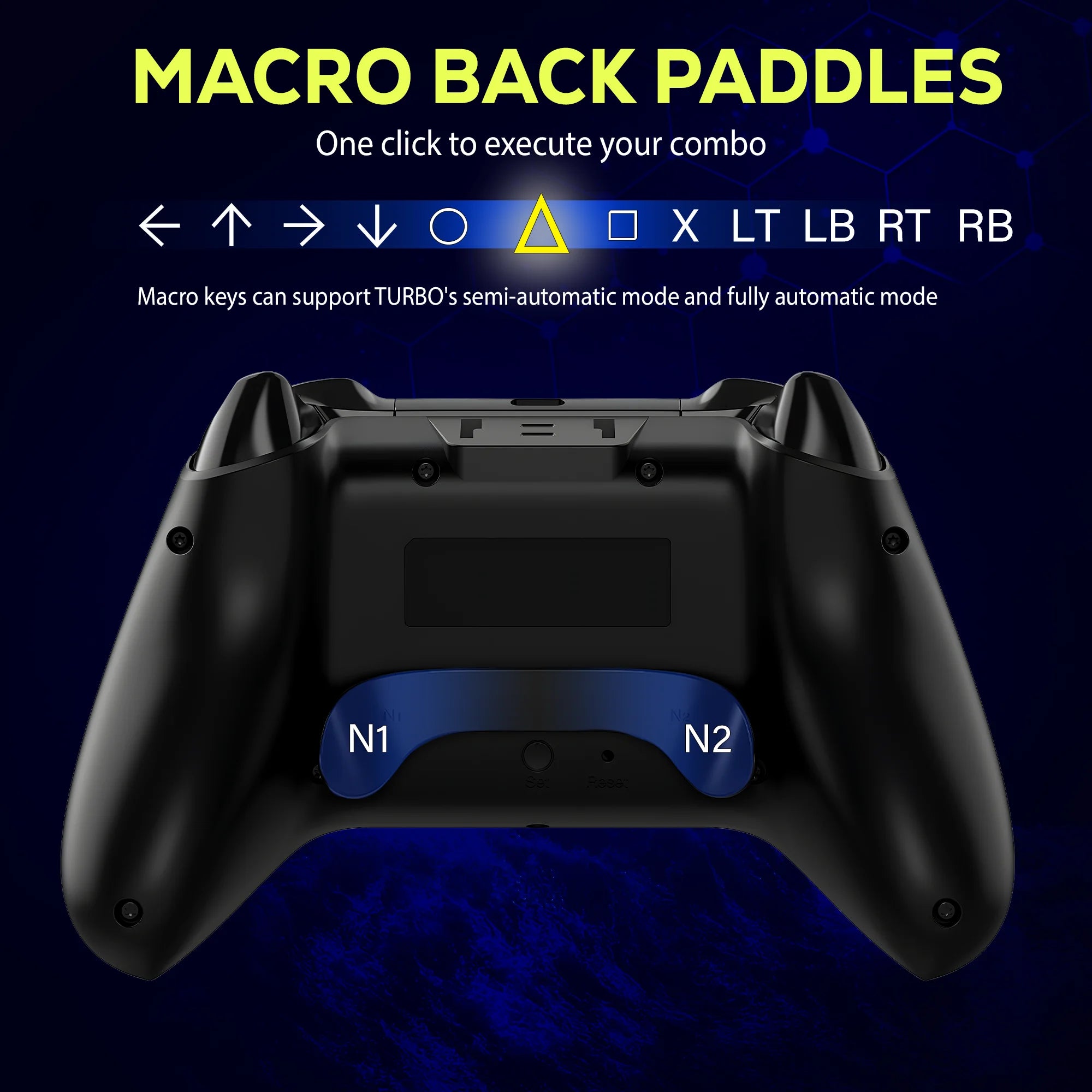 Original QRD Spark N5 Wireless Controller For PS4/PS3/PS2/IOS/Android/PC Hall Joystick Vibration Effect For PS5 Via Converter