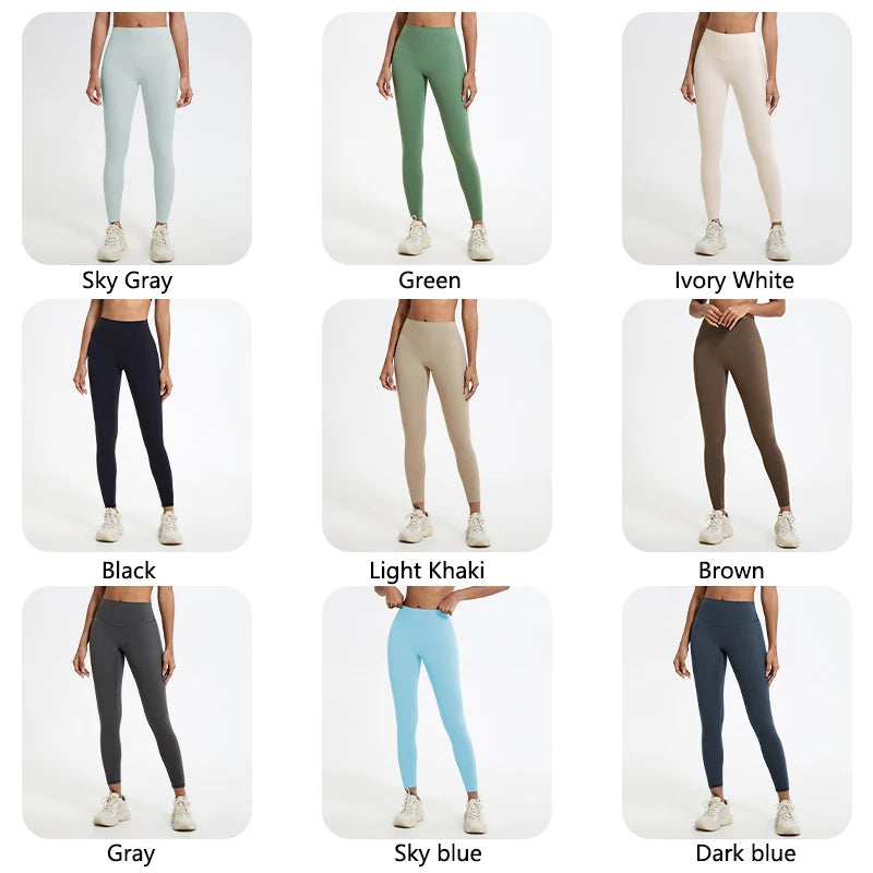 Hearuisavy Super Soft Fabrics High Waist Leggings Quick-Dry Gym Yoga Pants Running Workout Tights Push Up Sports Leggings Women