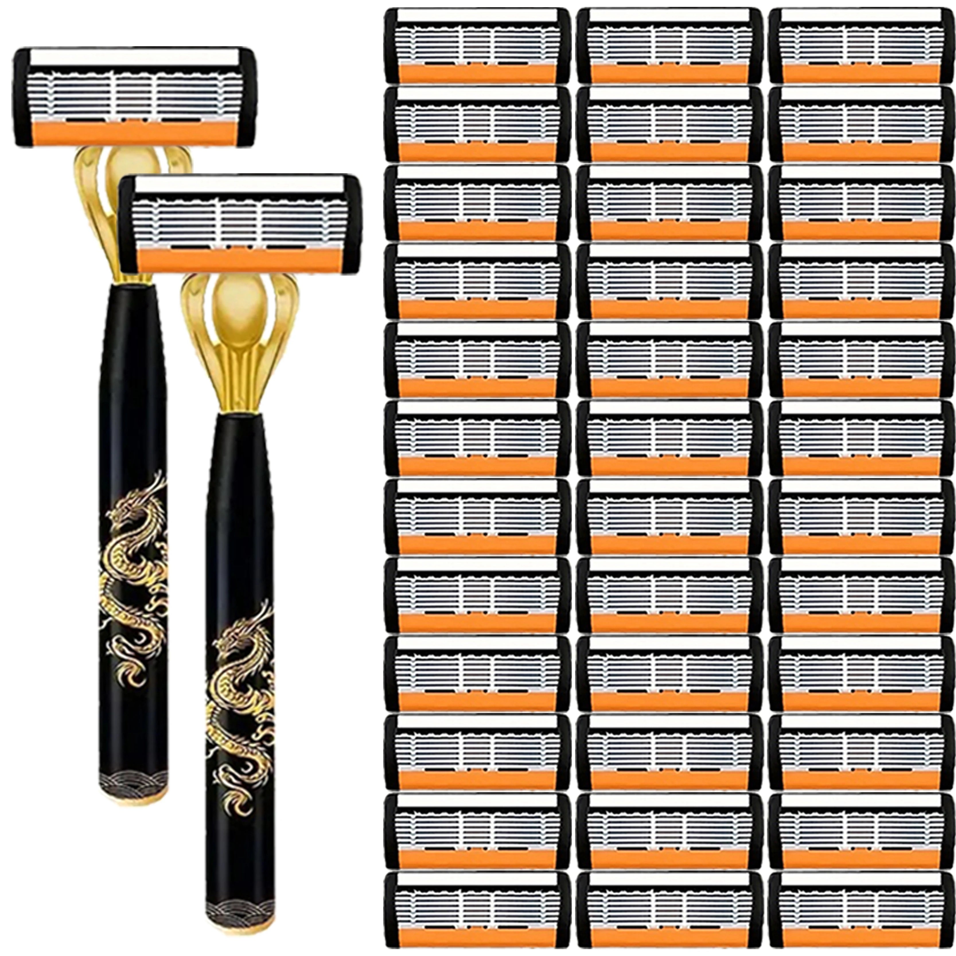 Men's safety razor, anti-slip handle, sharp and smooth blades, a must-have for safe and painless shaving for men