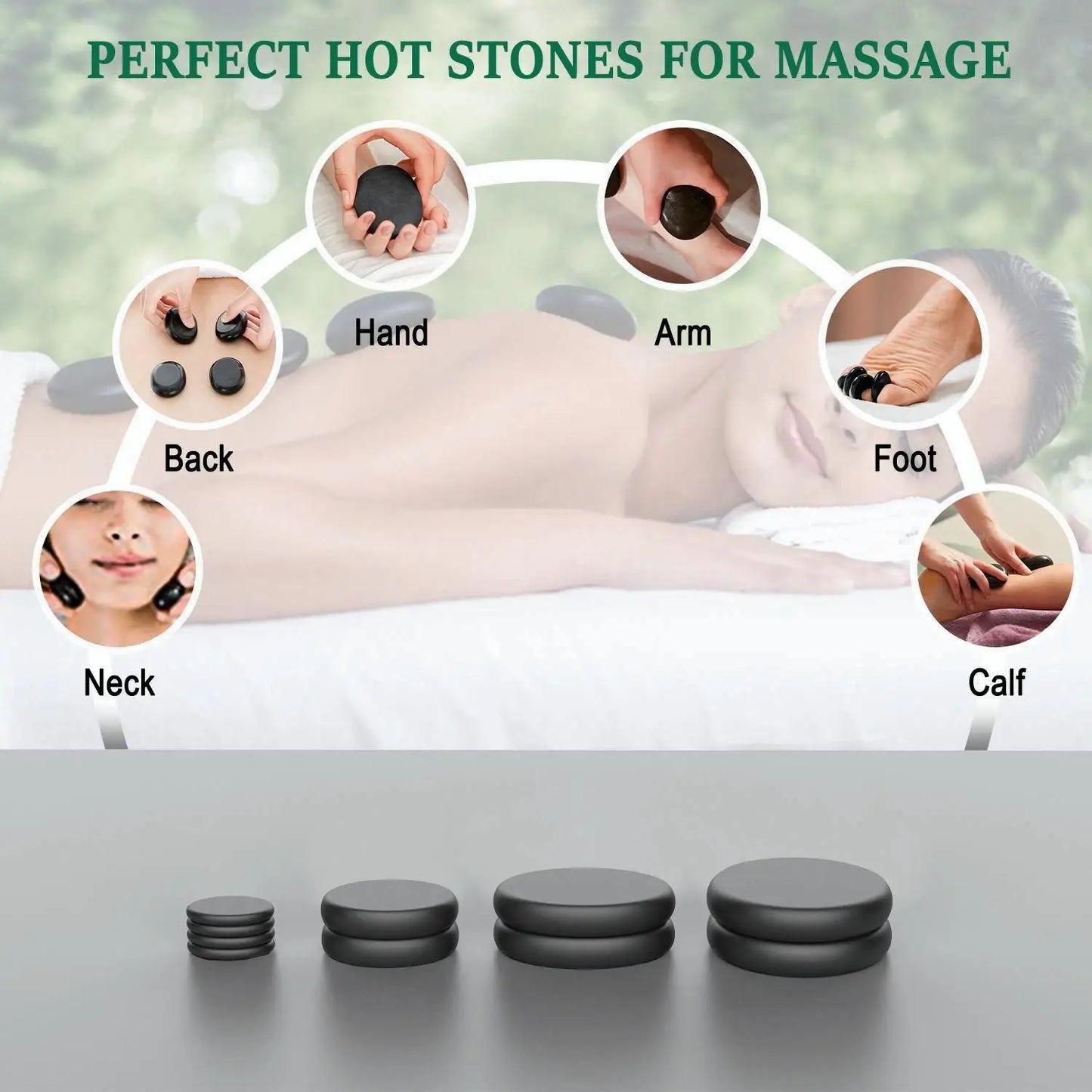 10-Piece Hot Stone Massage Set