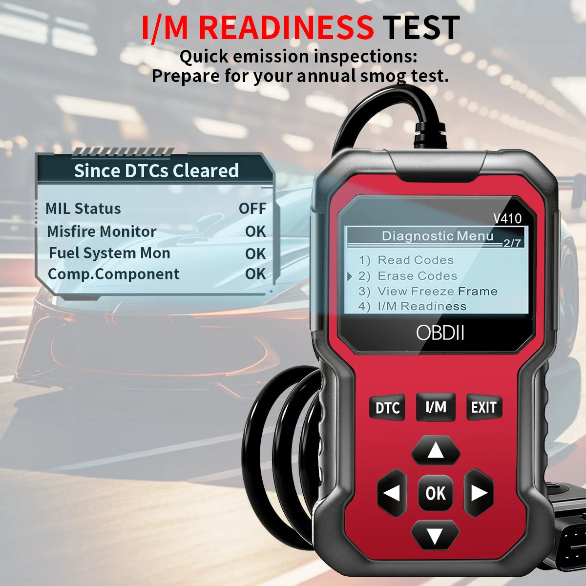 V410 OBD2 Car Diagnostic Scanner Tool
