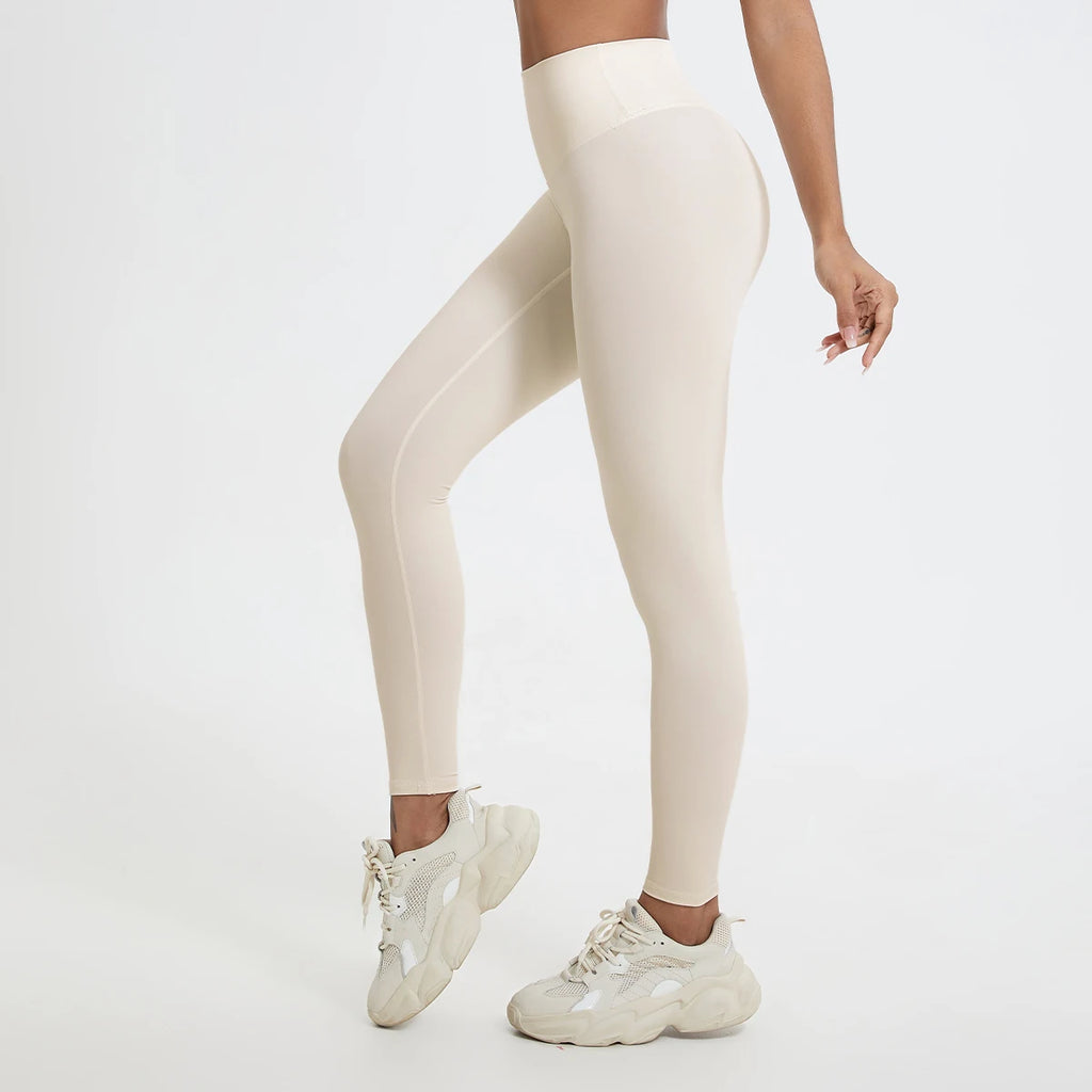 Hearuisavy Super Soft Fabrics High Waist Leggings Quick-Dry Gym Yoga Pants Running Workout Tights Push Up Sports Leggings Women