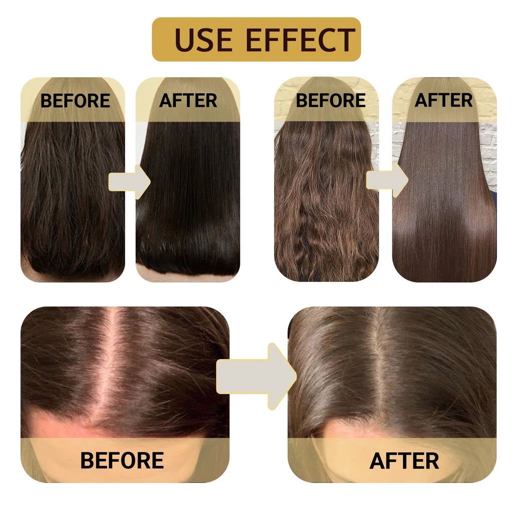 Magical Hair Mask Softens Frizz Repairs Damage Fine Hair Anti-loss Smooth Shiny Hair Collagen Deep Moisturizing Hairs Care 100g