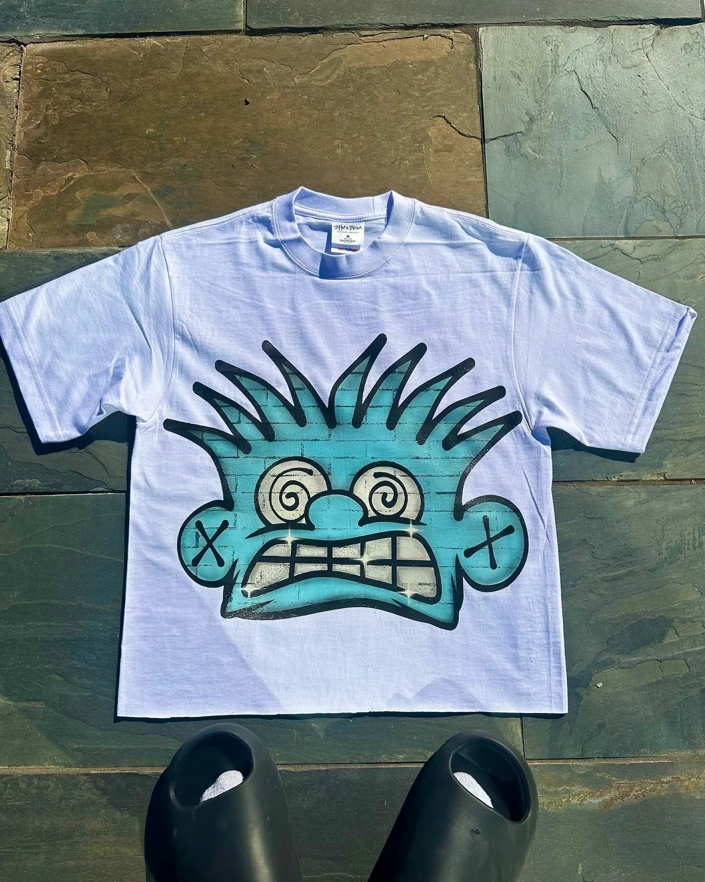 Chic American Anime Cartoon Street Hip-hop Cotton Men's Fashion Loose T-shirt Graphic T Shirts Streetwear Harajuku Unisex