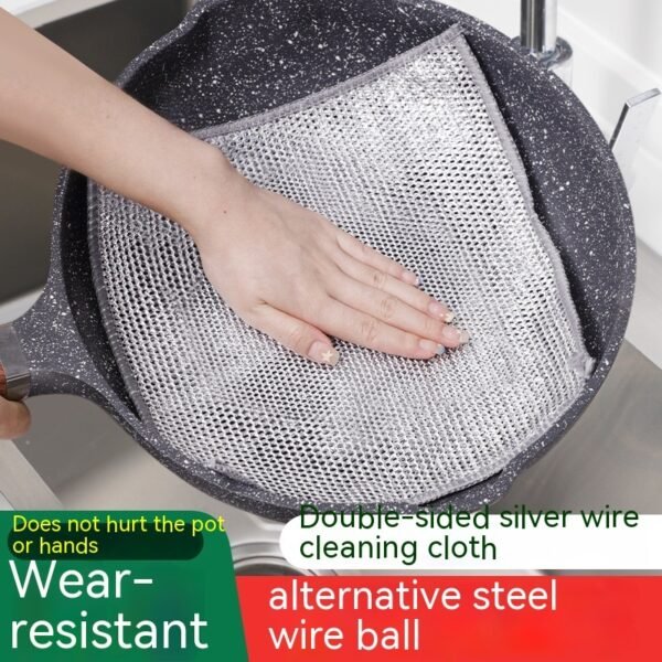 Stainless Steel Wire Ball Kitchen Cleaning Scrubber