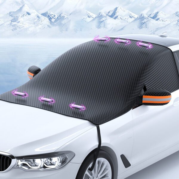 Car Windshield Snow Cover & Sun Visor All Season Frost, Ice & Heat Protection